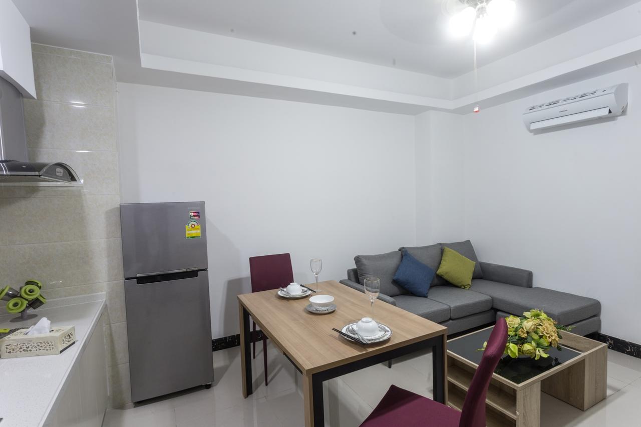 钻石名邸 Diamond One Hotel And Serviced Apartment Phnom Penh Exteriör bild
